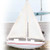Sail Boat Art 19" Wind chime White DETAIL