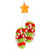 Merry Flip Flops Ceramic Christmas Ornament