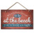 Lucky Enough at The Beach - Wood Sign 41-822