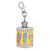 Flip Flops Beach Fun 1oz Flask Keychain - 34-101