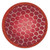 Matching Red/Orange Turtle Shell Table Trivets - SET OF TWO - 7" - H-002-7