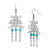 Turquoise Cole Valley Laurel Burch Earrings 7012T
