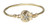 Sea Shell Bracelet - Jeweled Gold Tone Bracelet - 48216