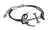 Anchor Bracelet - Silver Tone Bracelet with Leather Strap - 48156