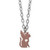 I Love My Cat Angel Pendant Necklace and Charm Set - 16106