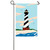 Cape Hatteras Lighthouse Garden Applique Flag