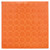 Reflexite 1 Inch Reflective Dots Sheet of 64 Fluorescent Orange