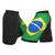 Brazil Flag MMA Shorts