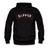 Sapper Tab Hoodie Black wth Red Print