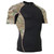 Multicam Camouflage Short Sleeve Side Panel Rash Guard