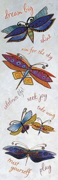 Laurel Burch Dragonflies Bookmarker - 54224