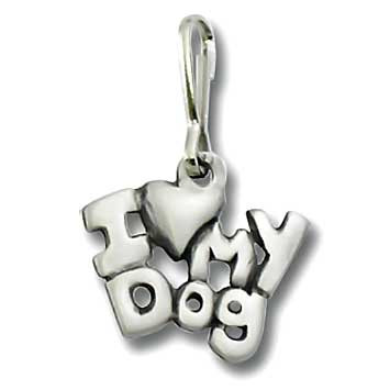 Dog Zipper Pull I Love My Dog 2034ZP
