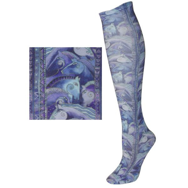 Laurel Burch Sublimated Trouser Socks Horse - LB1107B
