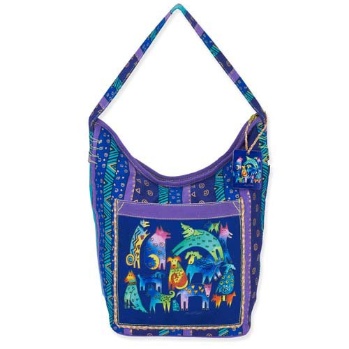 Laurel Burch Mythical Dogs Hobo Bag