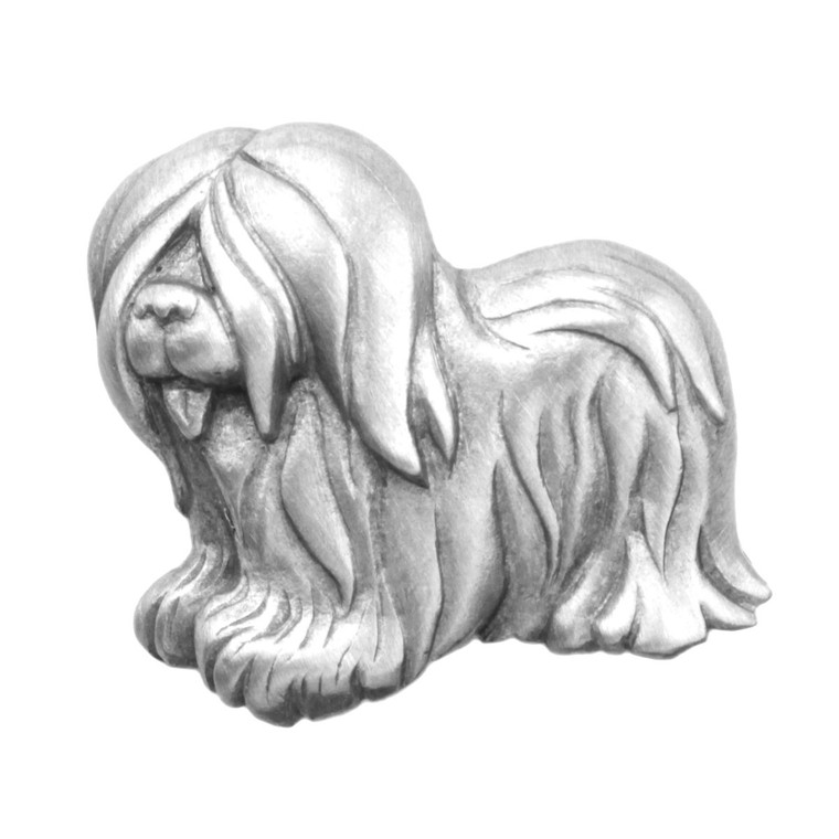 Shaggy Dog Pewter Pin 2394PP