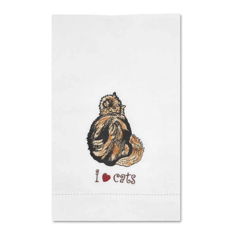 Tortoise Shell Cat Tea Towel 45419