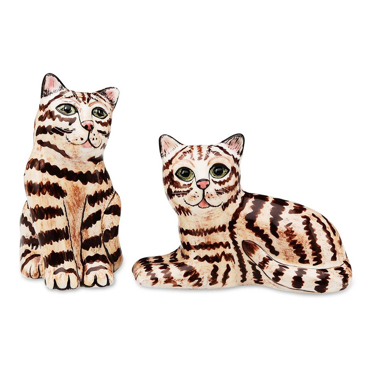 Brown Tabby Salt and Pepper Shakers 45521