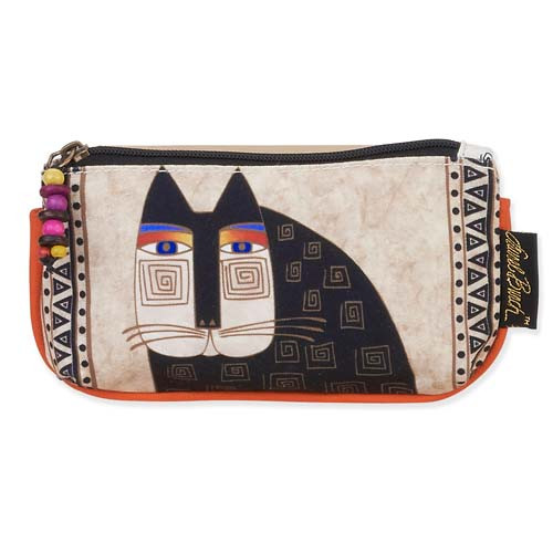 Laurel Burch Set of 3 Cosmetic Bag Wild Cat Faces Small