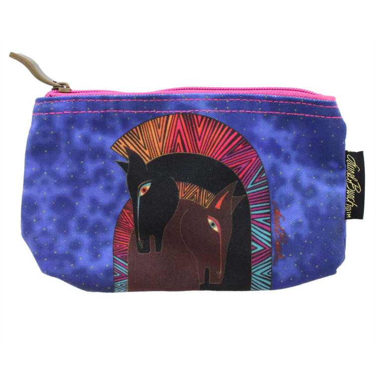 Laurel Burch Embracing Horses 7x4 Cosmetic Bag LB5330A (LB5330A)
