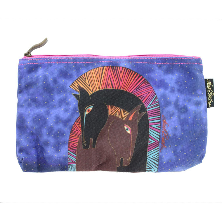 Laurel Burch Embracing Horses 10x6 Cosmetic Bag LB5330C (LB5330C)