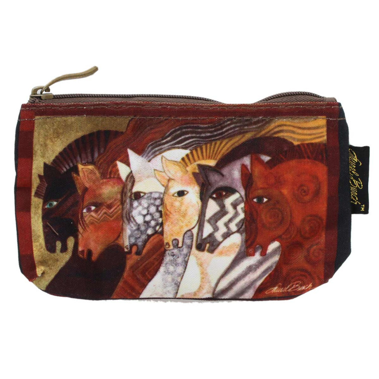 Laurel Burch Moroccan Mares 7x4 Cosmetic Bag LB5333A (LB5333A)