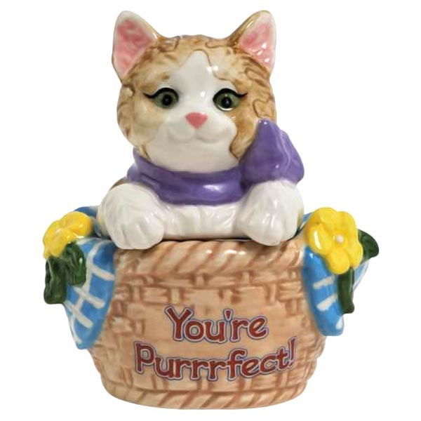 Kitty Cat Basket Your Purrfect Salt and Pepper Shakers - 94478