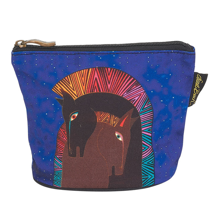 Laurel Burch Mythical Mares Cosmetic Clutch Pouch Embracing Horses LB6290E