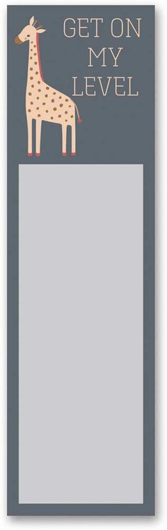 Giraffe List Notepad - Get On My Level - 101164