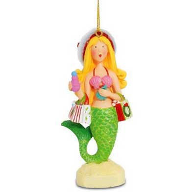 Resin Ornament Mermaid Shopping 855-66
