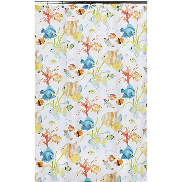 Rainbow Fish Shower Curtain S1073MULT