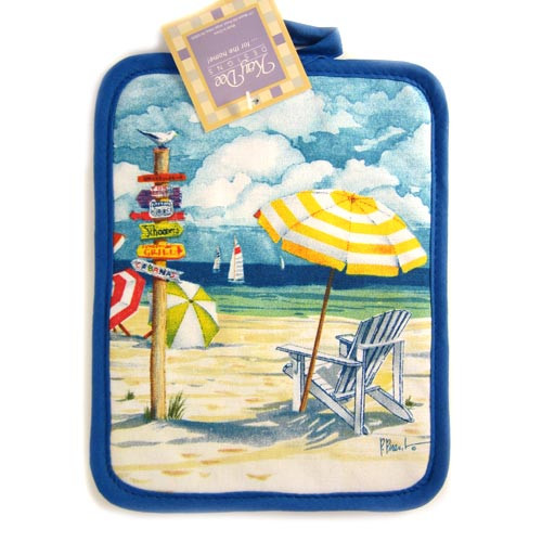 Day at the Beach Oven Pot Holder R1497F