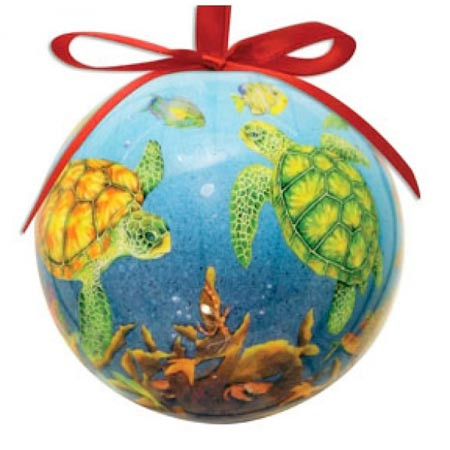 Ornament Ball Sea Turtle 857-14