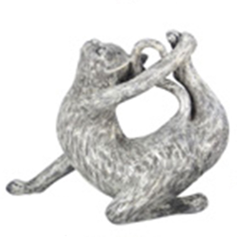 Yoga Cat Figurine - Half Bow  Pose - 18732C