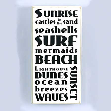 Sunrise Surf Beach Wall Plaque 13142