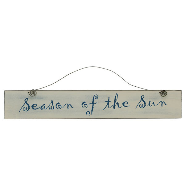 Wooden Sign Season of the Sun 19301