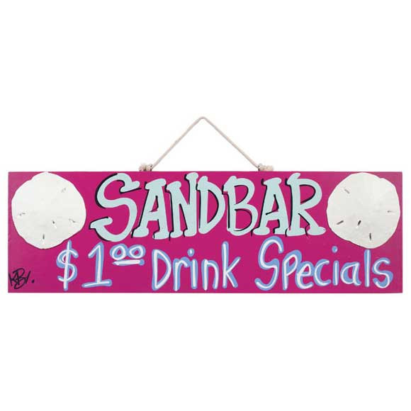 Sand Dollar Sandbar Beach Sign 35261