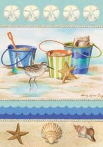 Sea Shell and Beach Garden Flag - 0309FM