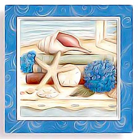 Sea Shells Cocktail Napkins "Stories of the Sea"- 15149