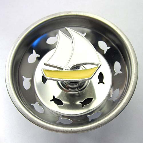 Sailboat Kitchen Sink Strainer - Stainless Steel 30SS