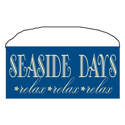 Beach Wood Sign "Seaside Days" 35085