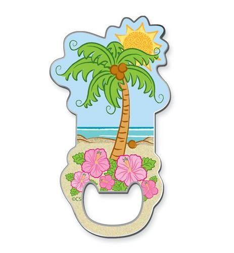 Palm Tree Magnetic Bottle Opener - 829-65