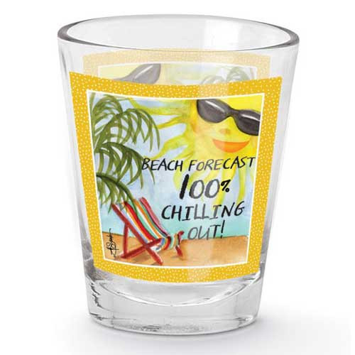 Shot Glass BEACH FORECAST 839-77