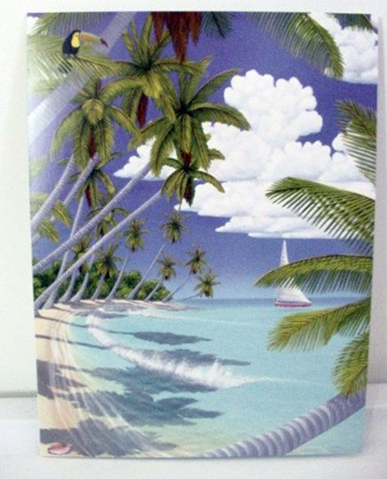 Beach Birthday Card "Paradise at Noon" - BDG43710