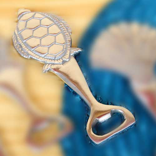 Sea Turtle Sea Life Theme Aluminum Bottle Opener 25349ST
