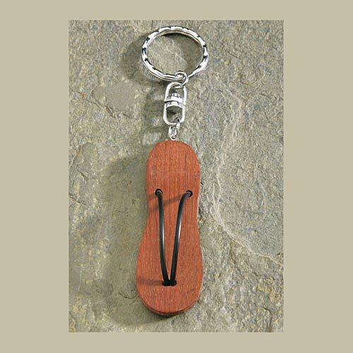 Flip Flop Wooden Keychain - 9874572000