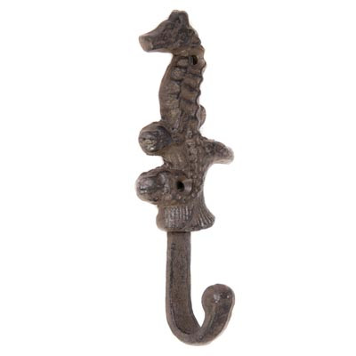 Seahorse - Small Metal Wall Hook H-5980