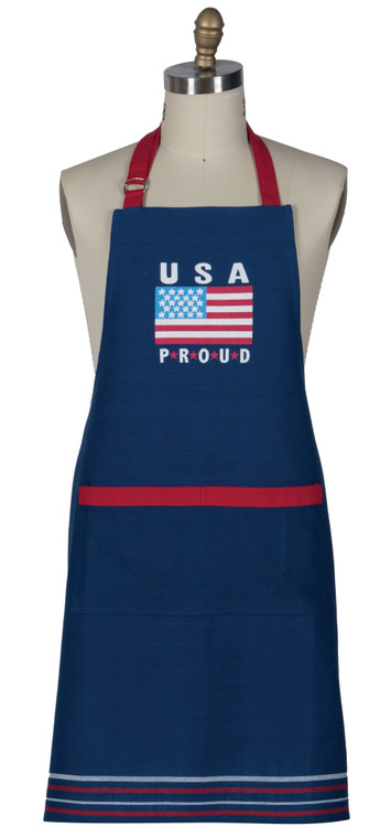 USA Embroidered Apron