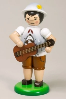 Boy Playing Guitar German Figurine FGZ232X125GT