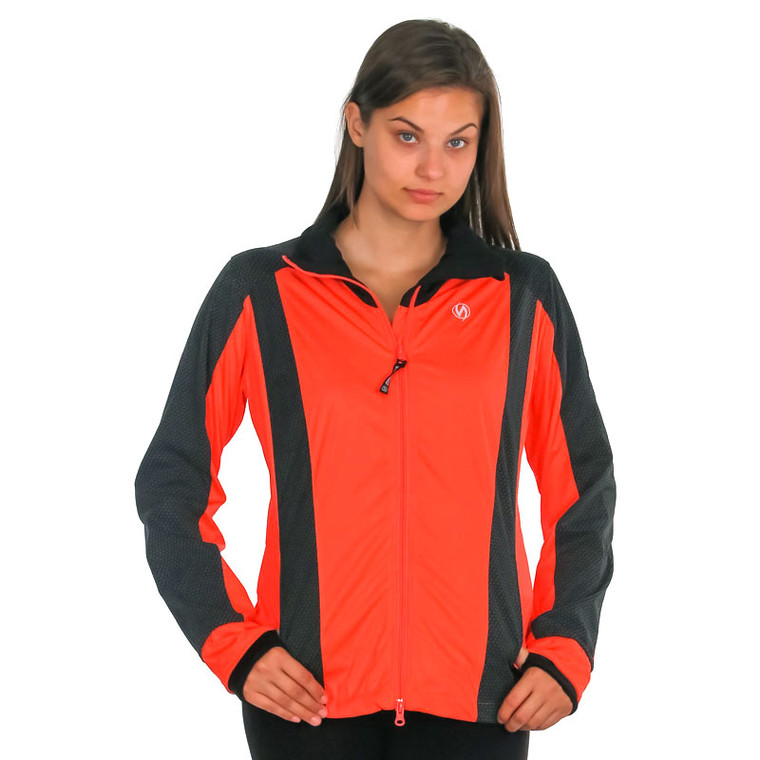 illumiNITE Reflective Women's Portland Cycle Jacket Coral