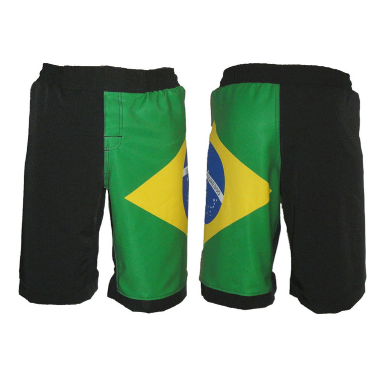 Brazil Flag MMA Shorts
